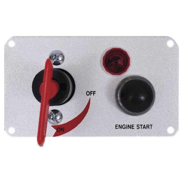Euromarine Katkaisijapaneeli Kontaktorilla 30a 12v  66 x 113 mm