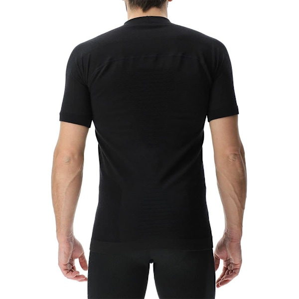 Uyn Kortärmad Baslager Fusyon Light Svart 2XL Man