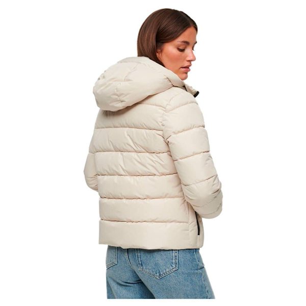 Superdry Pufferjacka Spirit Sports Beige S Kvinna
