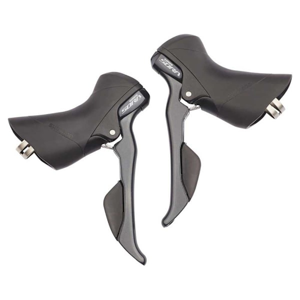 Shimano Jarrukahva Kanssa Vaihdevipu Dual Control Lever (3x9-speed) Sora Eu Hopeinen 3 x 9s