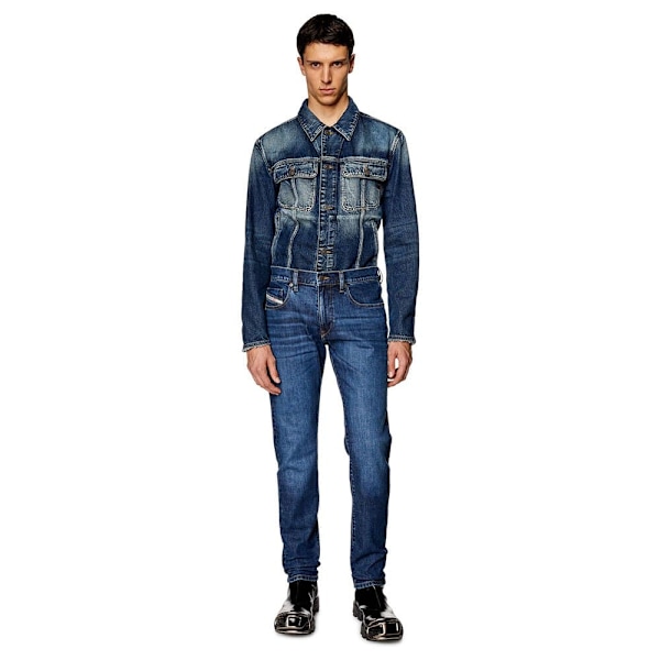 Diesel Jeans A03562-0pfaz 2019 Strukt Blå 33 / 30 Mand