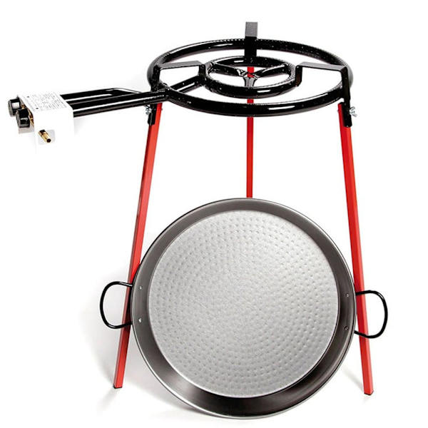 Vaello Paella-pannu Setti 76969 46 Cm Musta