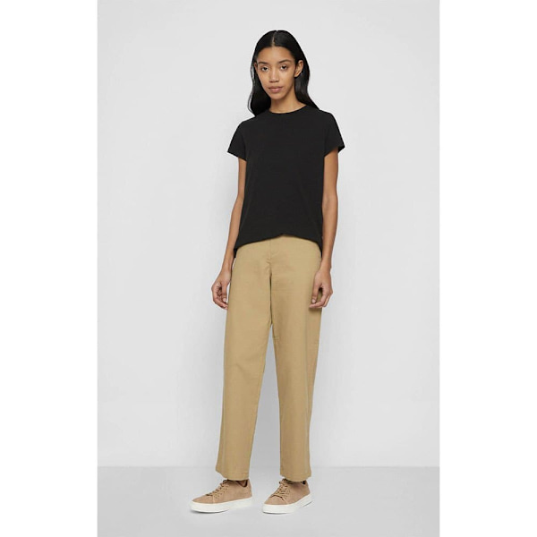Dockers Byxor Med Hög Midja Beige 26 Kvinna
