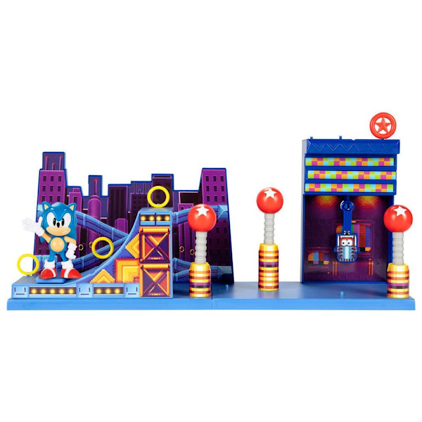 Jakks Pacific Sonic Studiopolis Zone 6 Cm Kultainen