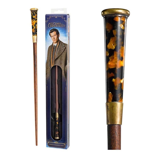 Noble Collection Newt Scamanders Trollstavsreplika Fantastiska Vidunder 38 Cm Guld