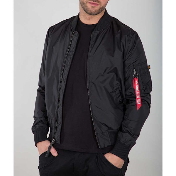 Alpha Industries Ma-1 Tt Jakke Sort M Mand