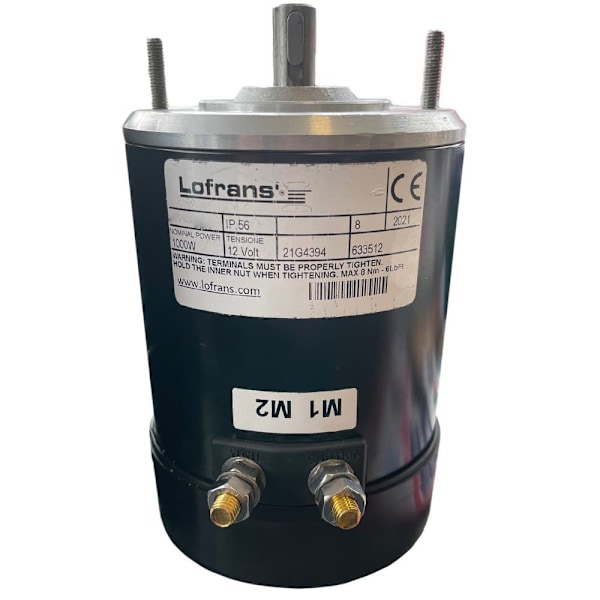 Lofrans Ankerspil Motor X2 <2010/kobra 1000w/12v 2t Sort