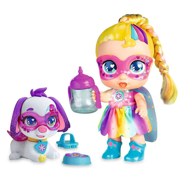 Famosa Dukke Dukke Super Cute Rainbow Party Rosa