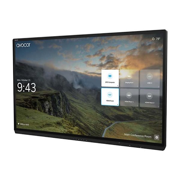 Avocor Taktil Monitor Avg-6560 65´´ 4k Led Gylden