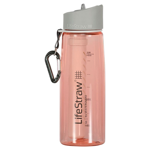Lifestraw Vandfilterflaske Go 650ml Rosa