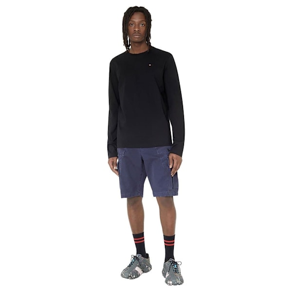Diesel Långärmad T-shirt Diegor Microdiv Svart S Man