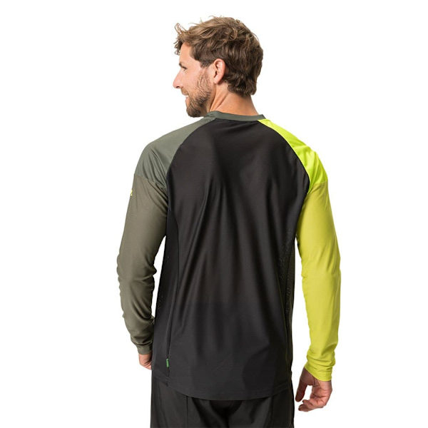 Vaude Bike Langærmet T-shirt Moab Vi Gul,Sort L Mand