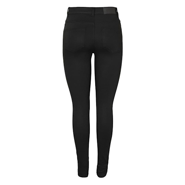 Noisy May Jeans Med Høj Talje Callie Power Sahpe Stretch Fit Blvi308bl Sort 32 / 32 Kvinde