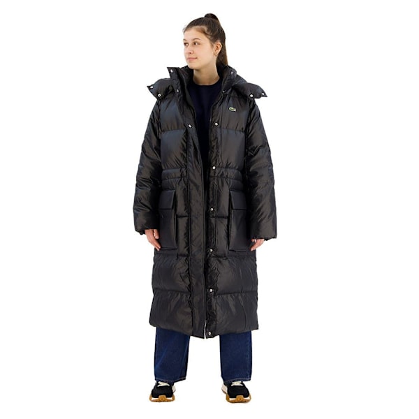 Lacoste Bf0741 Jakke Sort 38 Kvinde