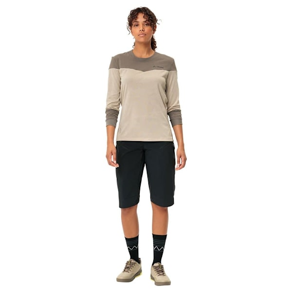 Vaude Moab Long Sleeve Pro T-shirt Med Lång ärm Beige 40 Kvinna