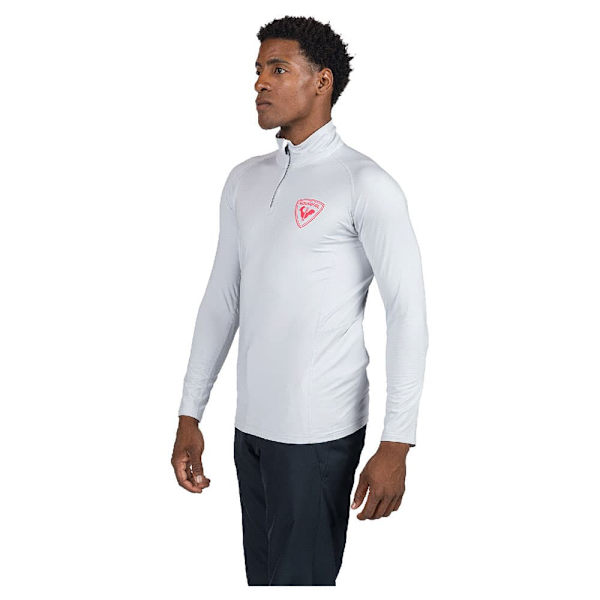 Rossignol New Hero Classique Fleecejakke Med Halv Lynlås Grå XS Mand