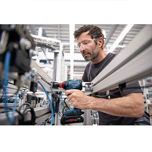 Bosch Professional Impact Driver Gdx18v-210c+2x5ah+gal18v-40+l-boxx136 Søvfarvet