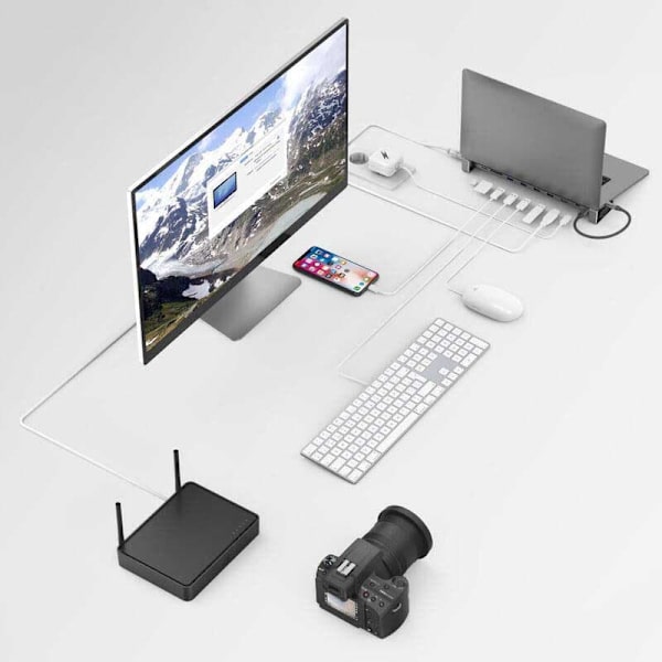 Hama Dockingstation Connect2 Office Basic Usb-c Søvfarvet
