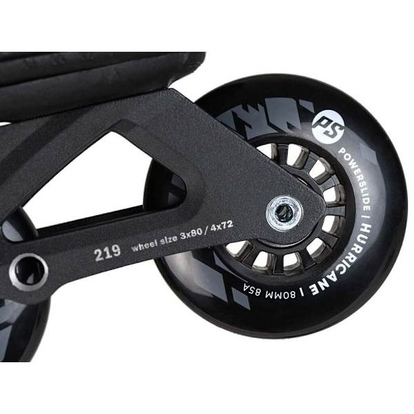 Powerslide Rullskridskor Jet Pro Black Adjustable Svart EU 27-30