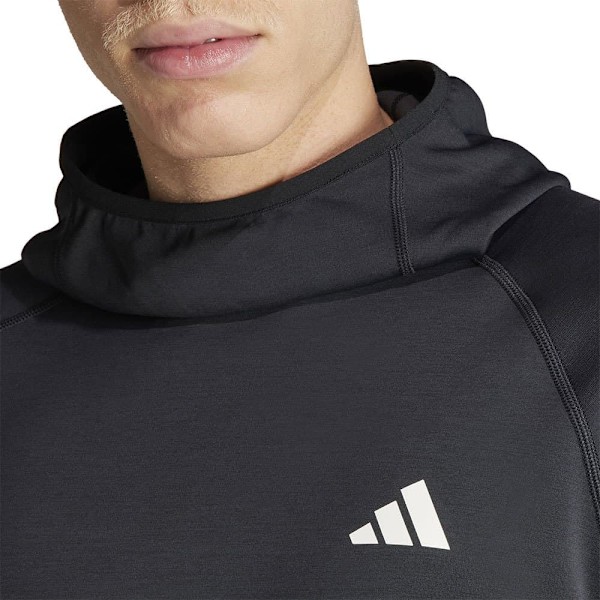 Adidas Stripes Hættetrøje Own The Run Excite 3 Sort M / Regular Mand