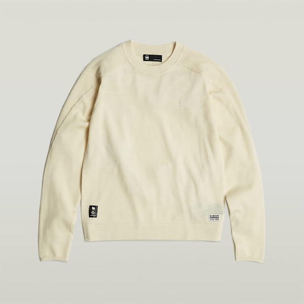 G-star D25509-d847 Tröja Beige S Kvinna