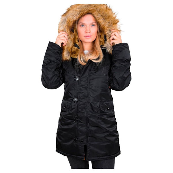 Alpha Industries N3b Vf 59 Kappa Svart S Kvinna