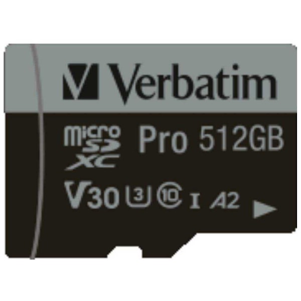 Verbatim Minneskort Microsdxc Pro 512gb