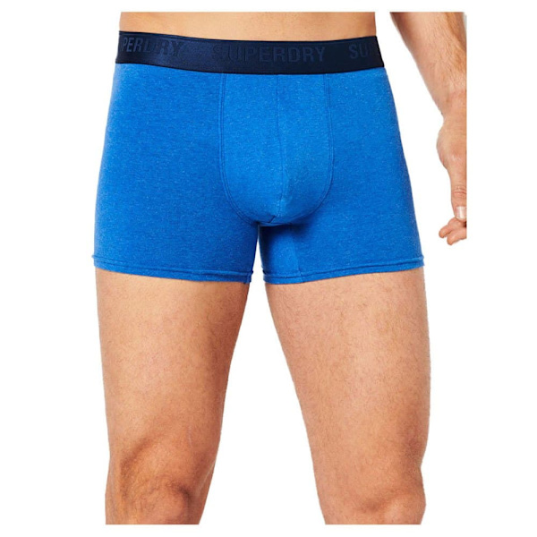 Superdry Multi Boxers 3 Enheter Blå M Man