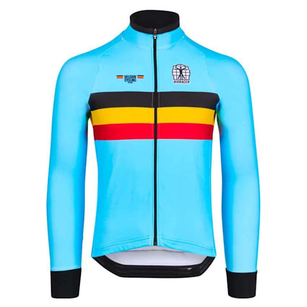 Bioracer Belgium Icon Tempest Termal Långärmad Trikå Blå 2XL Man