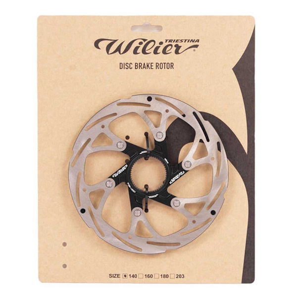 Wilier Let Skivebremse Center Lock Gylden 180 mm