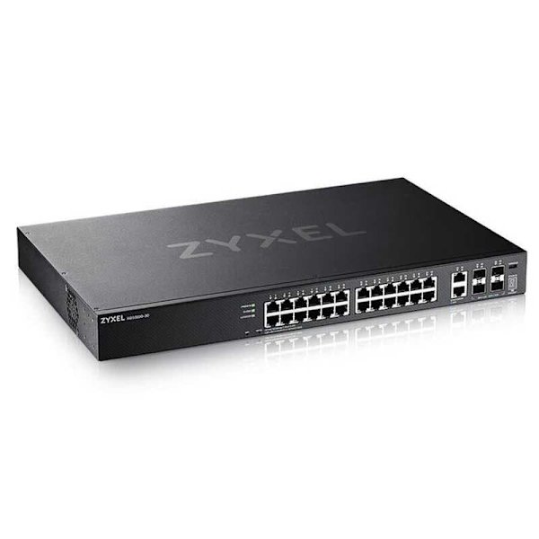 Zyxel Kontakt Xgs2220-30 Søvfarvet Sort