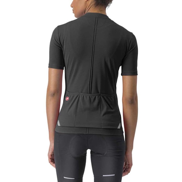 Castelli Anima 4 Korta ärmar Cykeltröja Grå L Kvinna