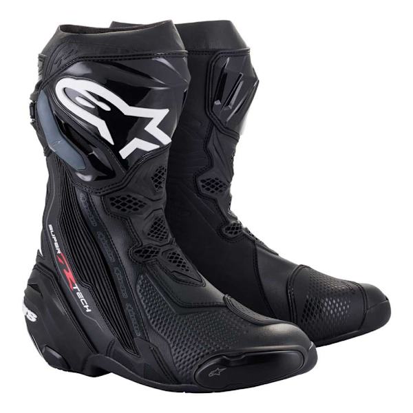 Alpinestars Moottoripyörä Saappaat Supertech R Musta EU 43 Mies