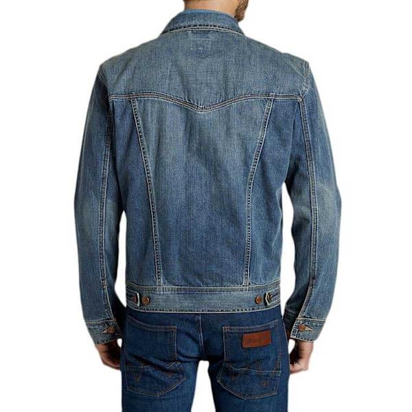 Wrangler Trucker Jakke Western Blå XL Mand