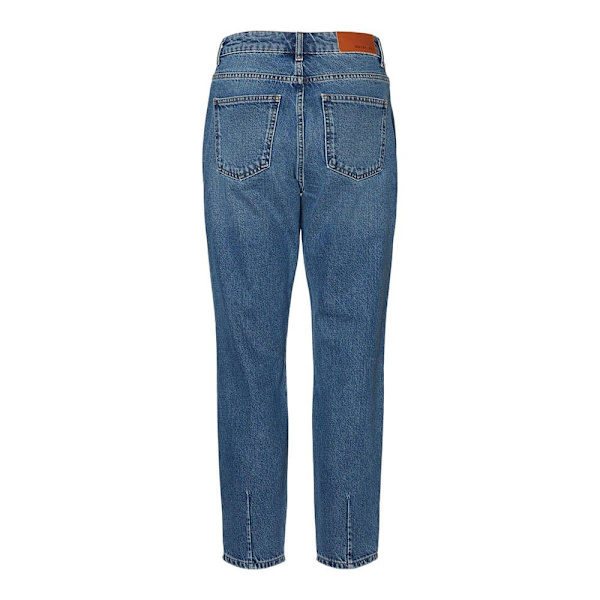 Noisy May Jeans Isabel High Waist Ankle Mom Ki018mb Blå 26 / 32 Kvinde