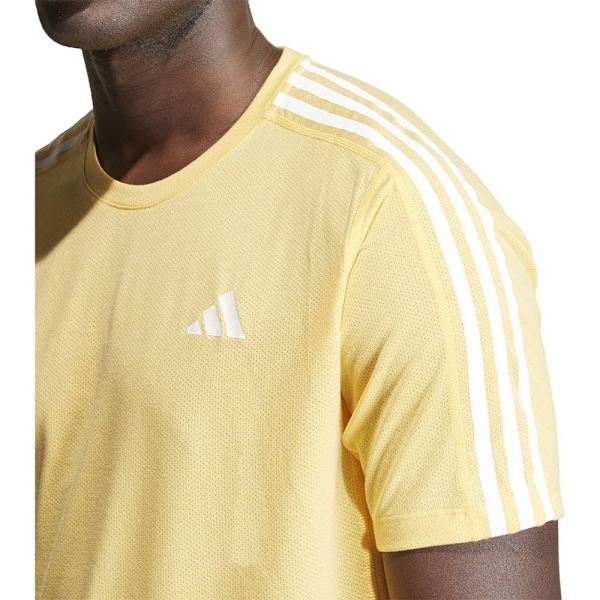 Adidas Stripes Kortærmet T-shirt Own The Run Excite 3  2XL / Regular Mand