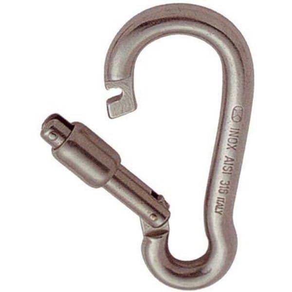 Kong Lås Snap Shackle 10 Enheder Søvfarvet 8 mm