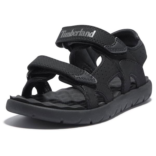 Timberland Perkins Row 2 Strap Ungdomssandaler Sort EU 34