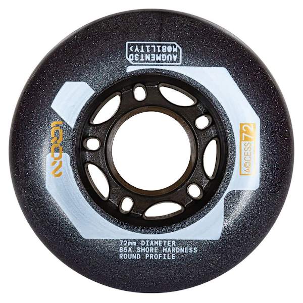 Iqon Skridskor Hjul Access 72 85a 4 Enheter Guld 72 mm