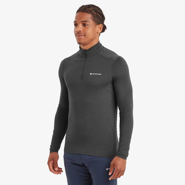 Montane Dart Xt Halv Dragkedja Långärmad T-shirt Grå 2XL Man