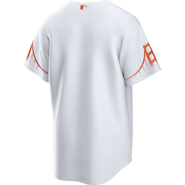 Nike Kortärmad T-shirt Mlb City Connect Official Replica Giants City Connect Vit S