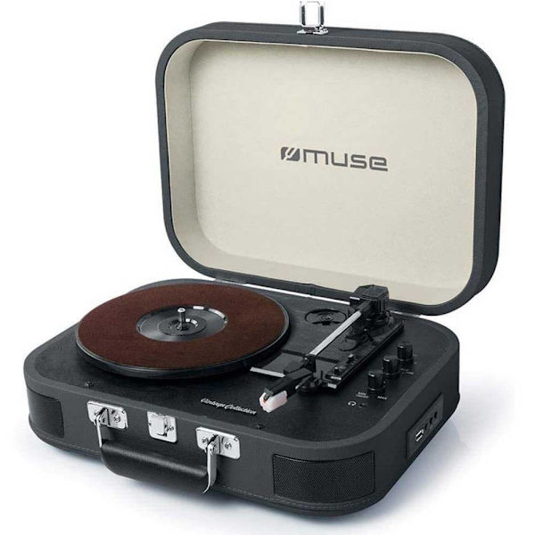 Muse Pladespiller Mt-201 Dg Sort One Size / EU Plug