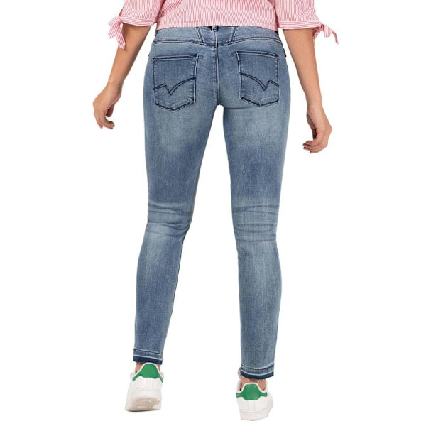 Timezone Jeans Slim Sadetz Blå 27 / 34 Kvinde