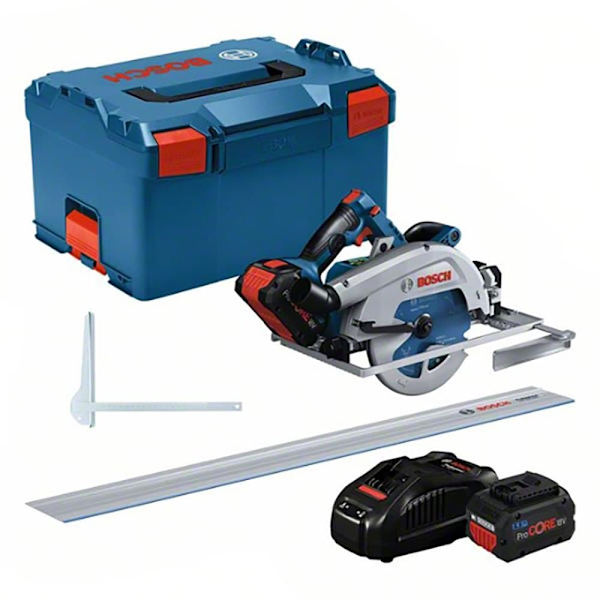 Bosch Professional Cirkelsåg Gks18v-68gc+2xpc5.5+gal1880+fsn+l-boxx Silver