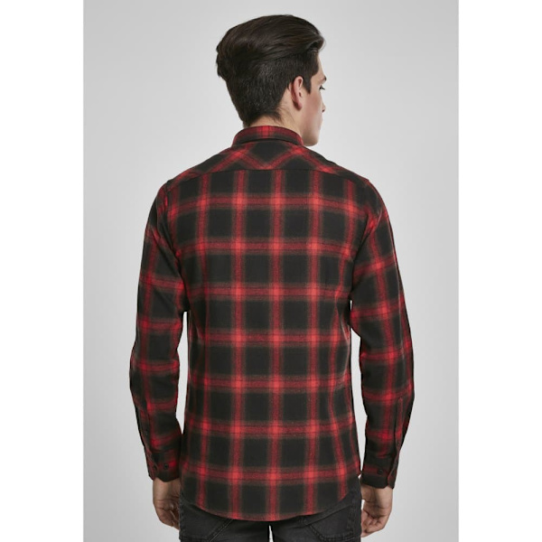 Urban Classics Flanell Skjorte 6 Sort S Mand