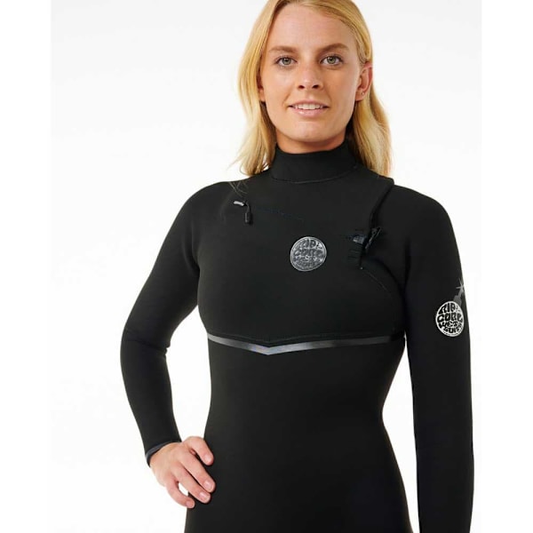 Rip Curl E Bomb 4/3 Mm Gb Stmr Långärmad Neopren Våtdräkt Med Bröst Blixtlås  8