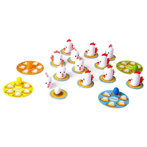 Fat Brain Toys Hen Brädspel Peek A Doodle Doo Flerfärgad