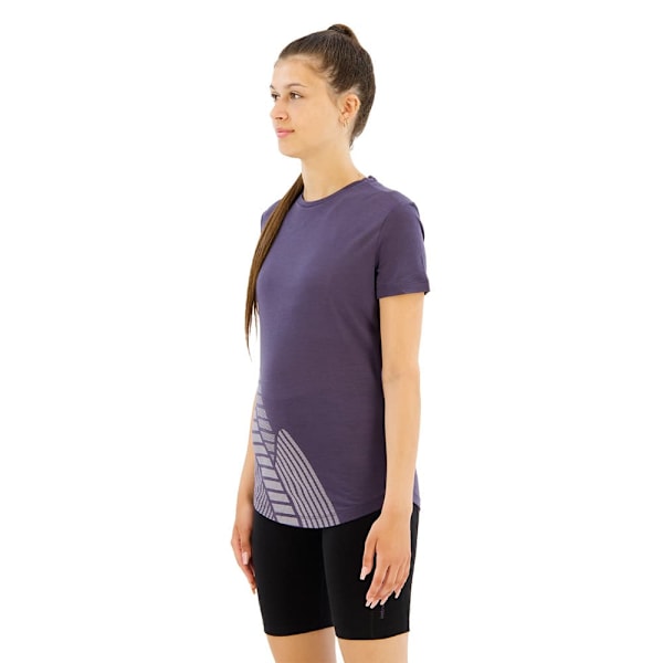 Icebreaker Merino 125 Cool-lite Sphere Iii Peak Quest Lyhythihainen T-paita Harmaa L Nainen