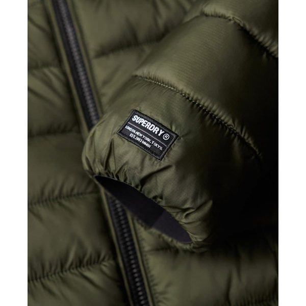 Superdry Puffer Jakke Fuji Sport Grøn M Mand
