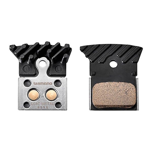 Shimano Metalliset Jarrupalat L04c Harmaa